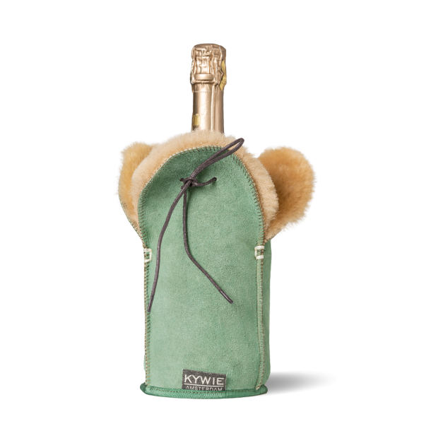 Champagne Cooler Green Suede