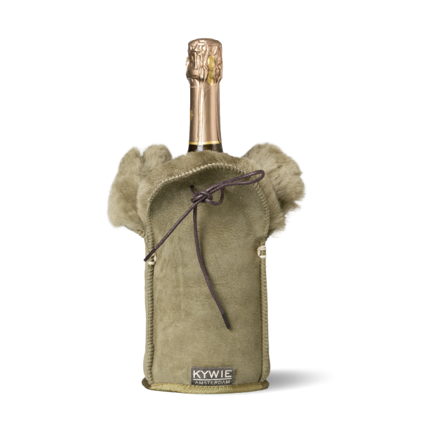 Champagne Cooler Khaki Suede