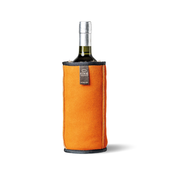 Wine Cooler Orange Suede