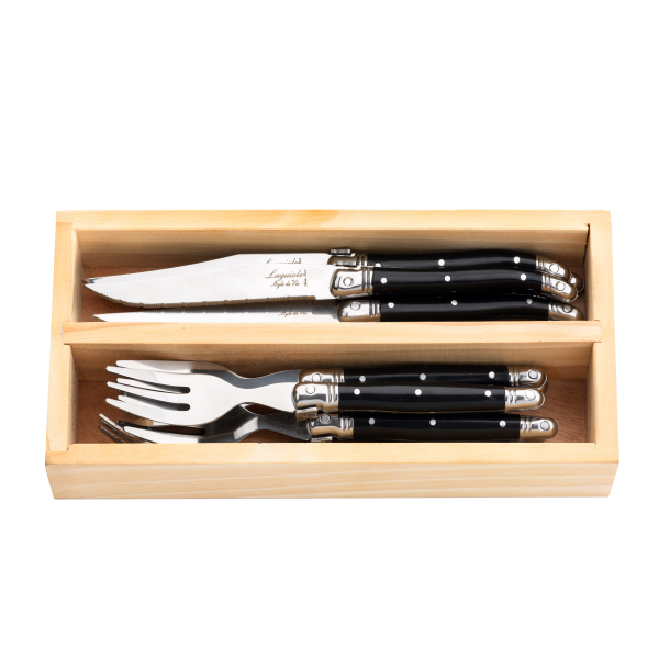 Premium Line 12-piece Mini cutlery - Black